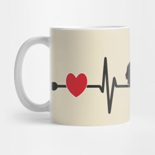 Pomeranians Make Your Heart Beat Mug